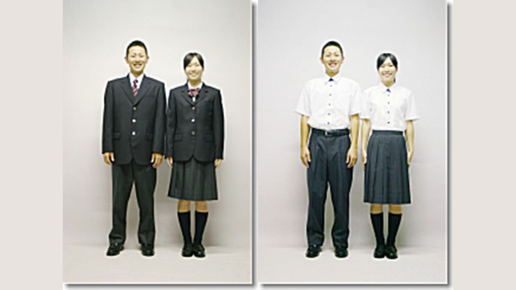 堅田高校の制服
